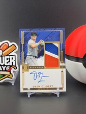 Drew Gilbert 2024 Panini Impeccable Patch Auto Gold /10 Sick 3 Color Mets (DT)