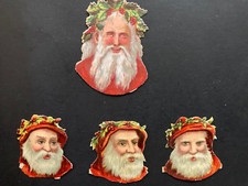 Father Christmas Xmas Santa Claus small scraps