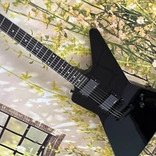 Cettaheymann1 Explorer High-quality Sound ESP Black Electric Guitar EMG Pickup