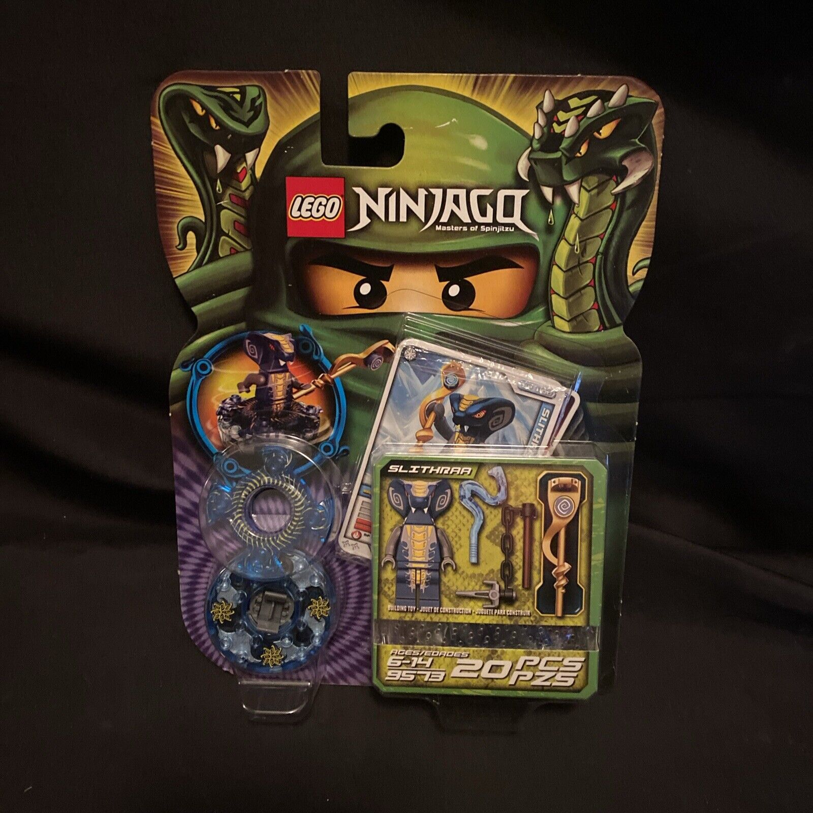 Lego Ninjago Masters of Spinjitzu Slithraa 9573 Spinja New SEALED MOC