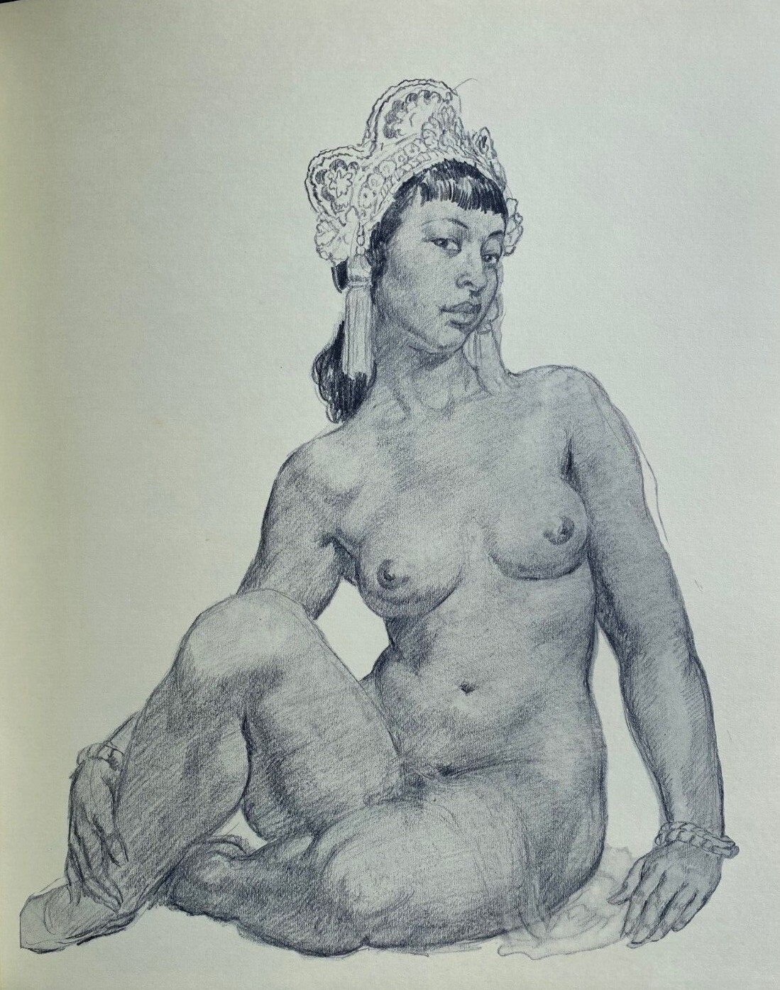 1969 1st PENCIL DRAWINGS, NORMAN LINDSAY w 46 FULL PAGE PLATES, FREE EXPRESS W/W