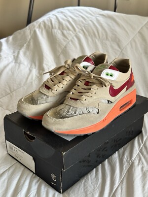 Size 9.5 - Nike CLOT x Air Max 1 2021 Kiss of Death