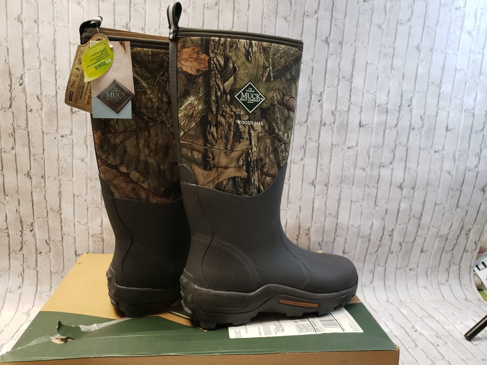 MUCK BOOT Men's Woody Max Mossy Oak BreakUp Country Hunting Boots Size 13 eBay