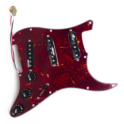 SSS Prewired Pickguard Loaded with Single Coil Pickup for Fender Strat Guitar