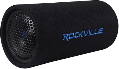 RTB65A 6.5'' Powered Subwoofer Bass Tube, 300W Peak, Deep Bass, Built-In Amp, MP3