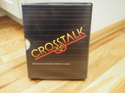 NEW RARE VINTAGE Crosstalk XVI Data Communication IBM Software System Microstuf