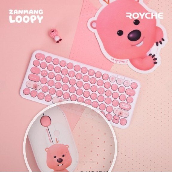 ポロロ* ジャンマンルピー ワイヤレスキーボード Loopy ZANMANG