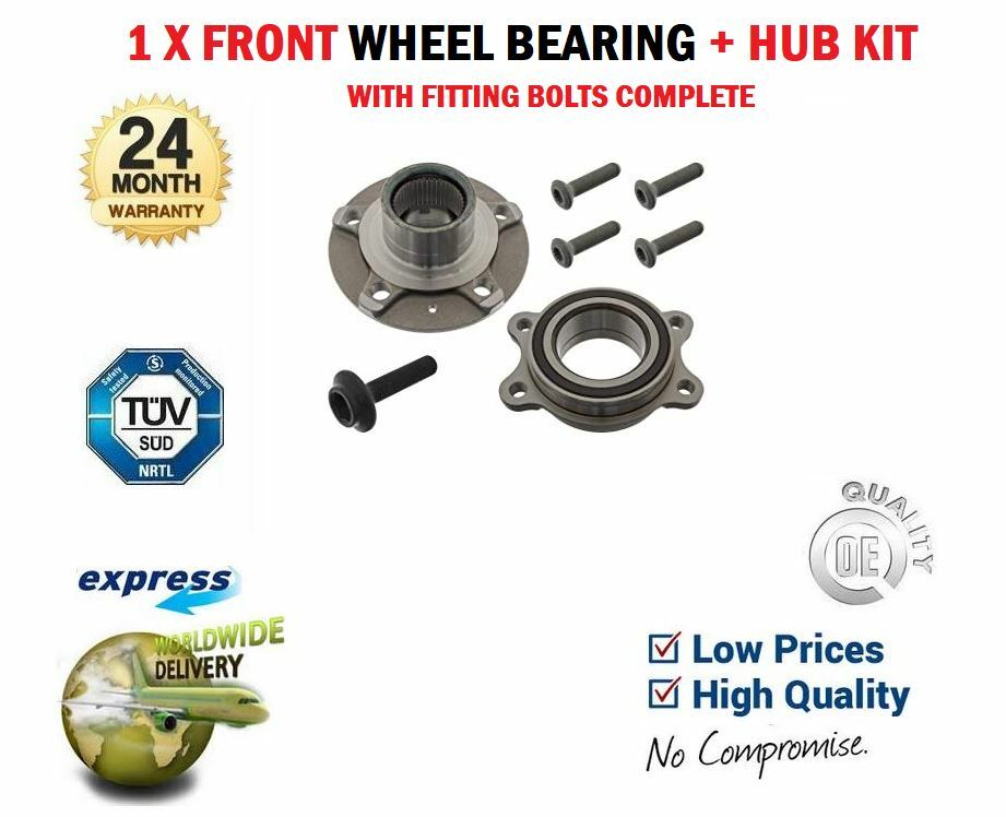 1x Front WHEEL BEARING + HUB KIT for AUDI A5 8T3 S5 quattro 20072012