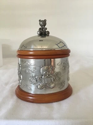 royal selangor music box teddy bear