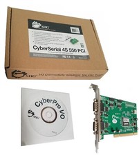 SIIG CyberSerial 4S Serial I/O 4 Port Expansion Interface PCI Card V7.0