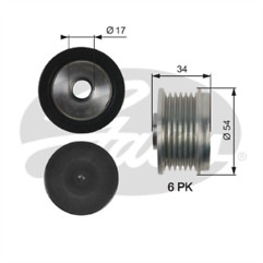 T39225 GATES DriveAlign 7808-21625 Rullo tenditore cinghia Poly