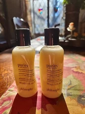 2 NEW SEALED Philosophy Purity Made Simple One Step Facial Cleanser 3 oz / 90ml
