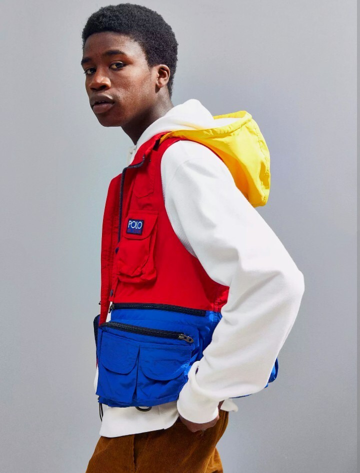 Polo Ralph Lauren Hi Tech Utility Vest/Snow Beach / P-Wing