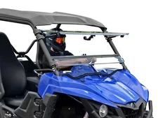 SuperATV Yamaha Wolverine Heavy Duty Scratch Resistant Flip Windshield (15-18)