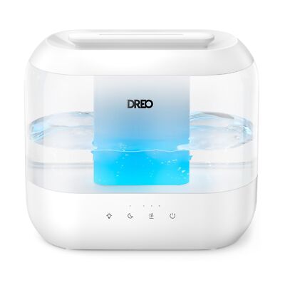 Dreo Humidifiers for Bedroom, Top Fill 4L Supersized Cool Mist Humidifier wit...