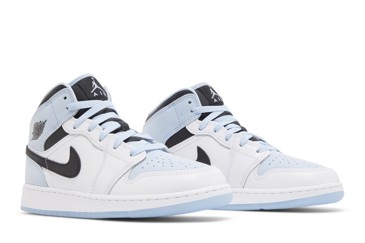 Nike Air Jordan 1 Mid SE GS White Ice Blue DV1337-104 | eBay