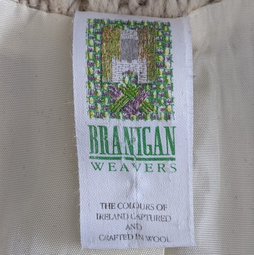 Branigan Weavers Womens Small Sweater Coat Jacket Cardigan Wool Irish Ireland S - Picture 8 of 10