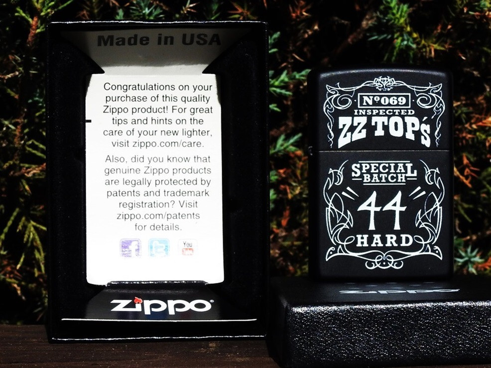 ZZ Top Special Batch 44 Zippo Lighter - Billy Gibbons - Dusty Hill