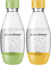 Sodastream Kunststofflasche |0,5L |Bpa-Frei|Grün & Gelb |2Er-Pack