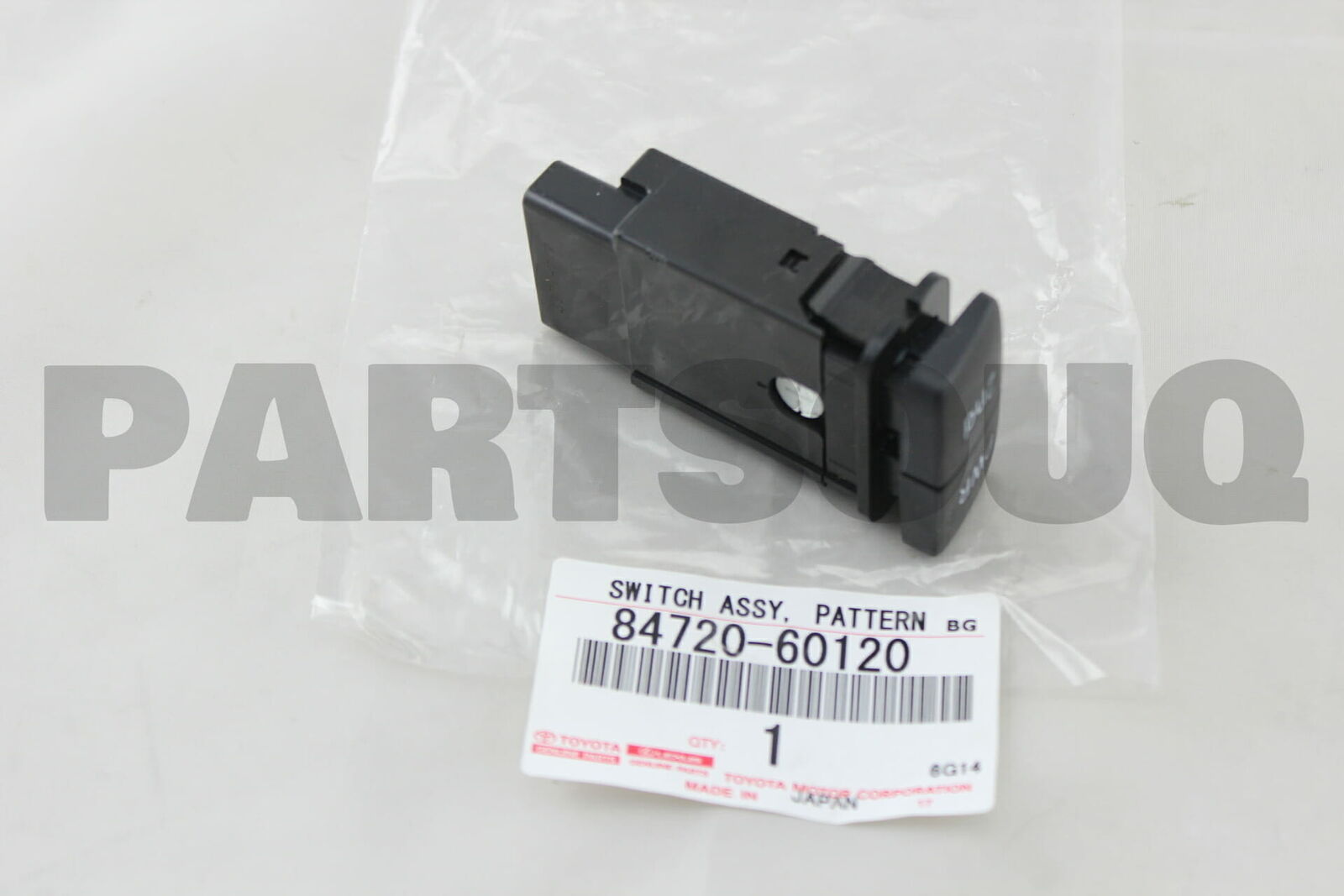 8472060120 Genuine Toyota SWITCH ASSY, PATTERN SELECT 84720-60120