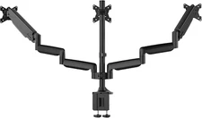 Triple Monitor Stand - 3 Monitor Desk Mount for Three Computer Screens up to 32'