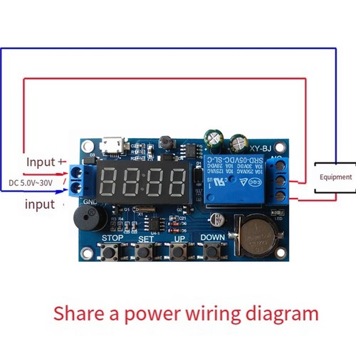 Real-time Relay XY-BJ 24H Timing 5 Time Periods Multiple Mode Control Plastic - Picture 11 of 11
