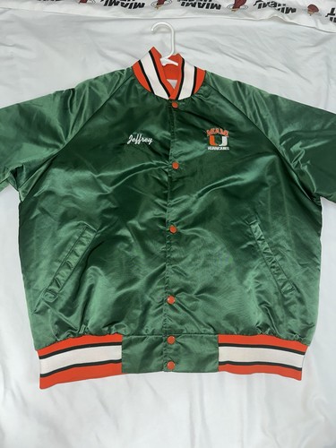 Vintage Miami Hurricane Jacket Size XL Read Description