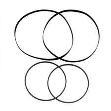 Zahara Pack of 4 Belts Dual Deck Cassette Player Replacement for Sony TC-WE435/T