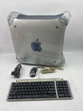   Blue Apple Power Mac G4 Computer Macintosh 450 AGP Keyboard  Mouse TESTED  