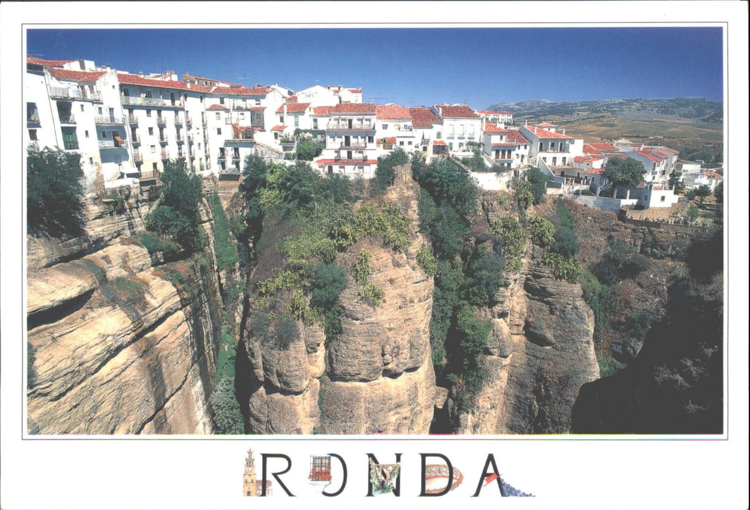 Ronda Spain Hanging Houses Gorge Malaga Ediciones AM Postcard