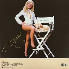 Sabrina Carpenter Signed Man's Best Friend Album Vinyl Insert Autograph Beckett