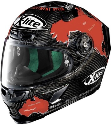 X-Lite X-803 Ultra Carbon Checa Integral Helm