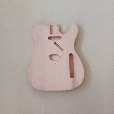 DIY TL Electric Guitar Kit Unfinsh 6 String Maple Neck No Part Mahogany Body