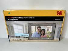 Kodak RCF-1013W Classic Photo Frame 10-Inch Wi-Fi Enabled Touch Screen Gray Wood