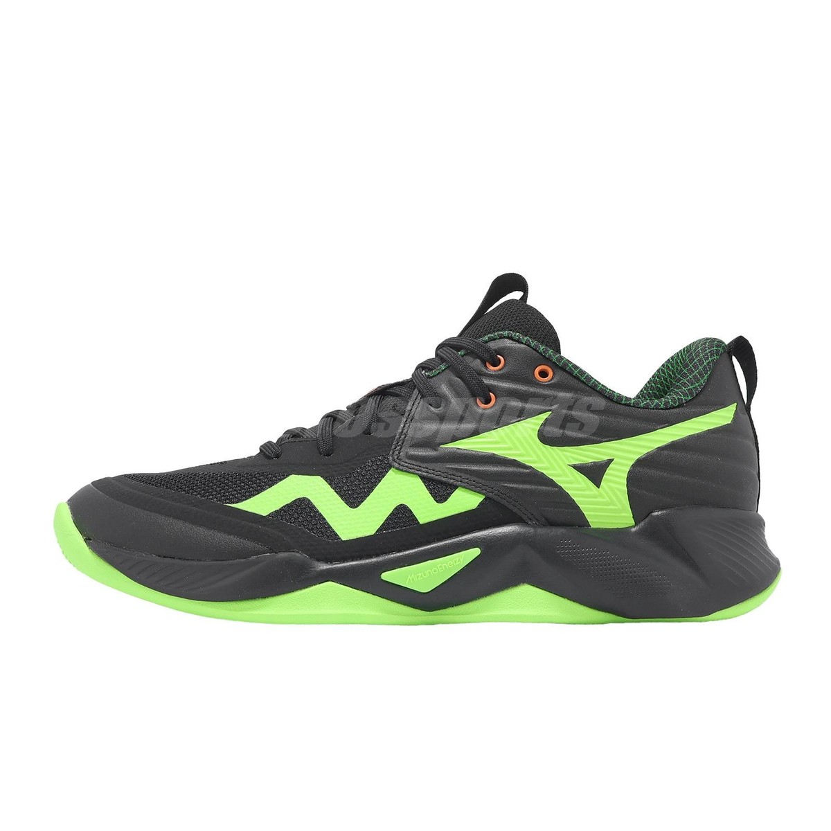 Mizuno Wave Momentum PRO Black Green Men Volleyball Sports Shoes