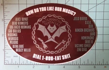 Alternative Tentacles record / cd vintage large sticker, punk, skate punk,thrash