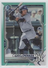 2021 Bowman Chrome Prospects Aqua Refractor /125 Oswald Peraza #BCP-220 7i2