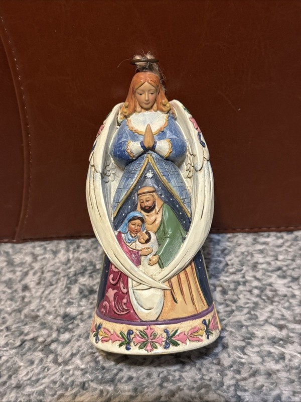 JIM SHORE 2011 "Our Savior is Born" Angel Ornament 4.5" Heartwood Creek Nativity
