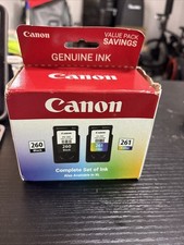 Canon Pixma PG-260 Black 261 color Ink Cartridge TS5320 New