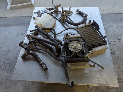 98-01 HONDA INTERCEPTOR VFR800 radiators coolant hoses fan water pump for parts