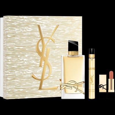 YSL Libre 90ml EDP, 10ml Travel Spray & Mini Lipstick Gift Set