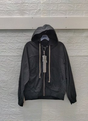 New Rick Owens SS24 Lido Men's Windbreaker Hoodie Sz L