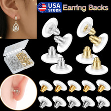 200 Earring Backs Metal Earring Clutch for Droopy Ears/Studs/Heavy Earring USA