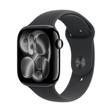 Apple Watch Series 11 46mm GPS Jet Black Sport Band M/L MEUX4LW/A A3333 9K