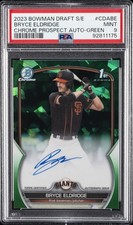 2023 BOWMAN DRAFT SAPPHIRE ED CHROME PRSPCT AUTOS BRYCE ELDRIDGE 48/99 PSA 9