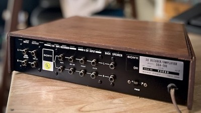 Vintage Sony SQA-200 Rare 4 Channel Quadraphonic Amplifier / SQ