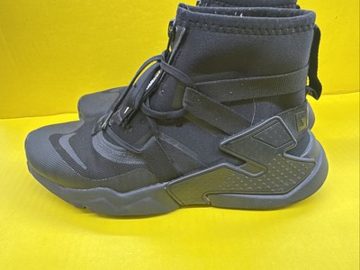 Nike Air Huarache Gripp Triply Black Size 7 Youth SOCK LINING  MISSING
