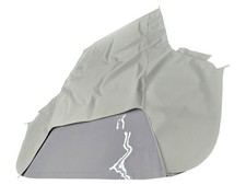 Fits 1968-1972 Gm A-body Convertible Soft Top Pinpoint White Plwindow