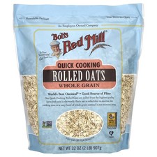 Quick Cooking Rolled Oats, Whole Grain, 32 oz 907 g 