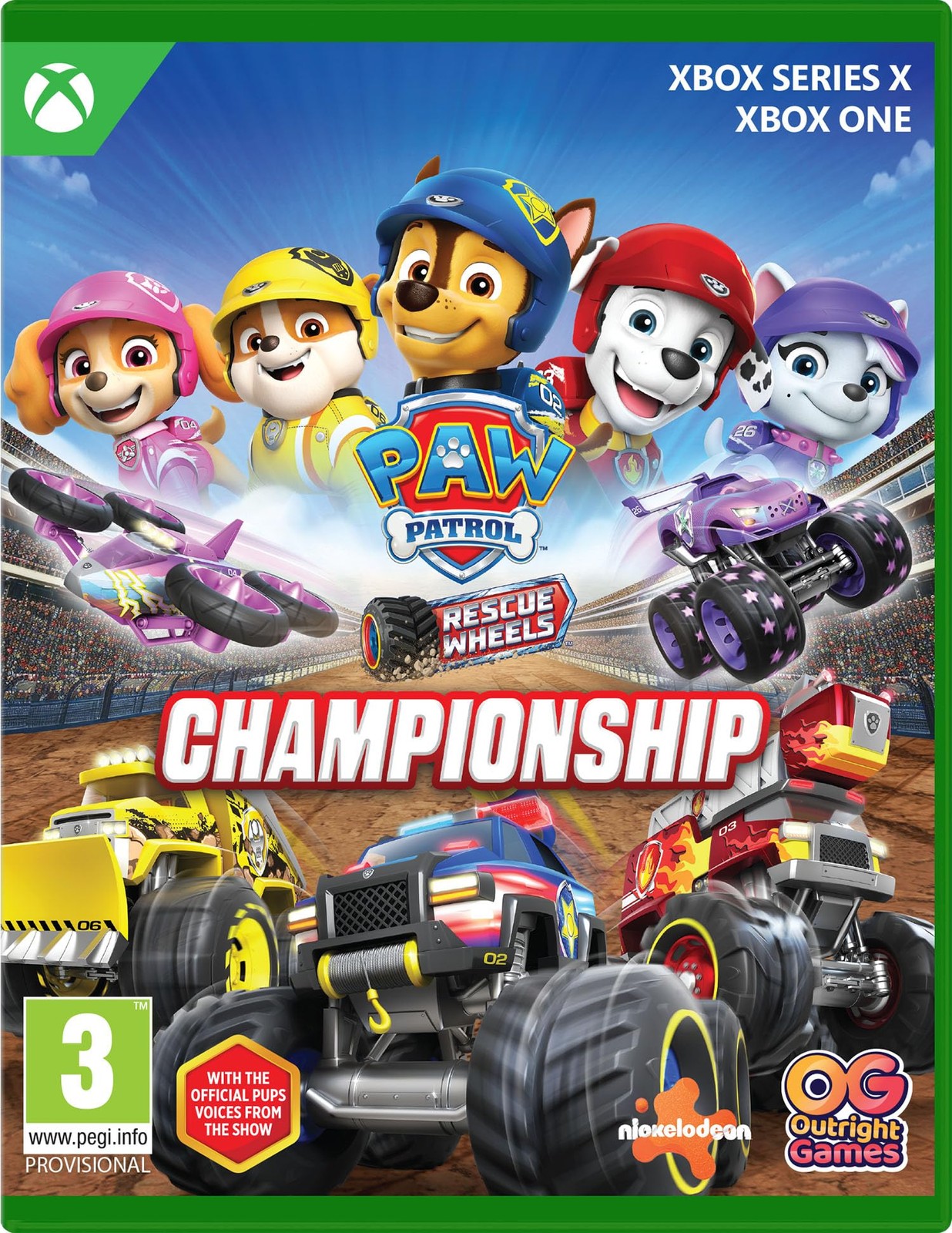 PAW Patrol Rescue Wheels: Championship (Xbox Series X)